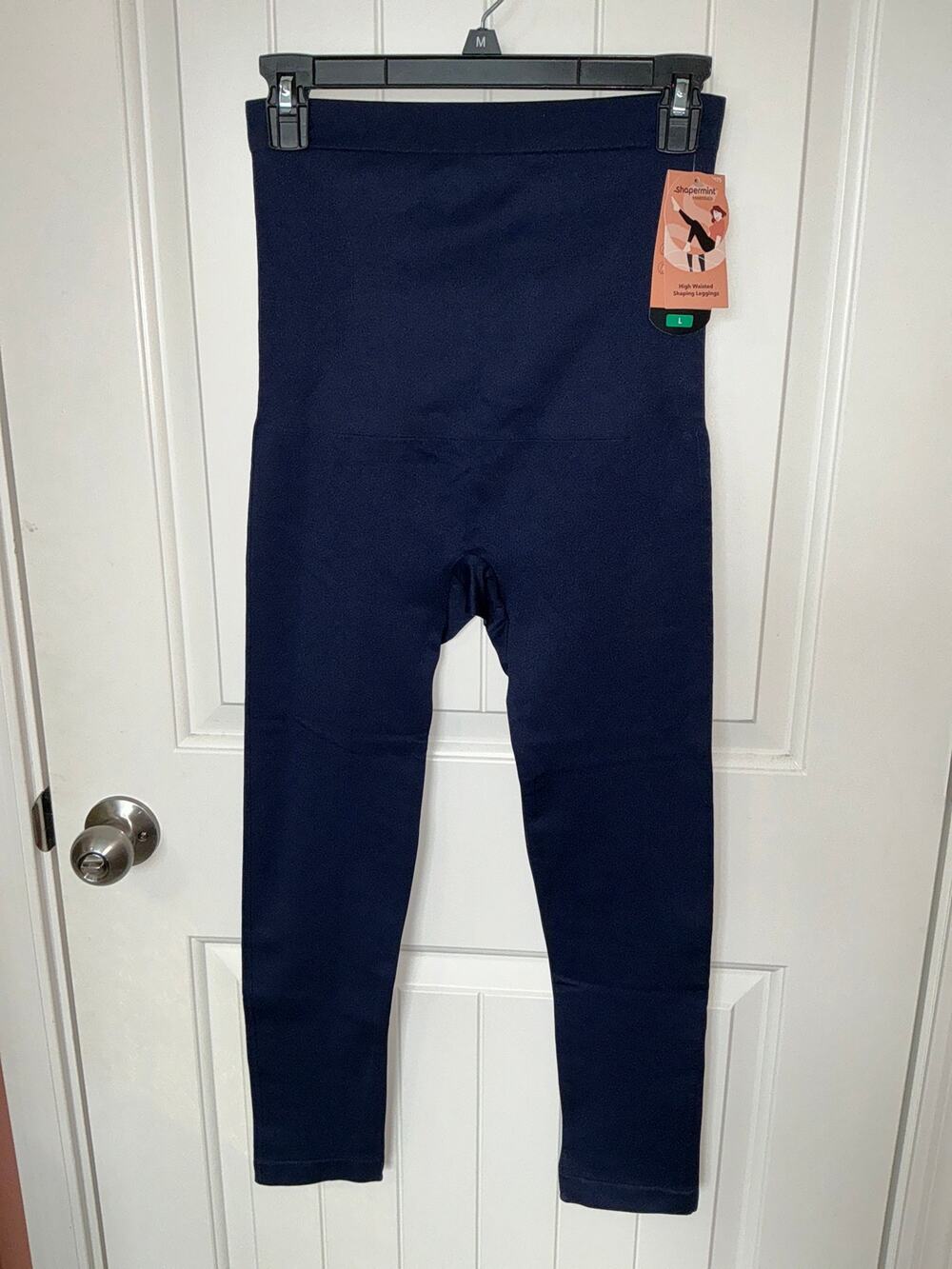 NWT Shapermint High Waisted Shaping Leggings Large Black
